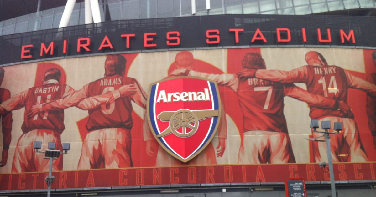 Exterior del Emirates Stadium, el estadio del Arsenal en Londres