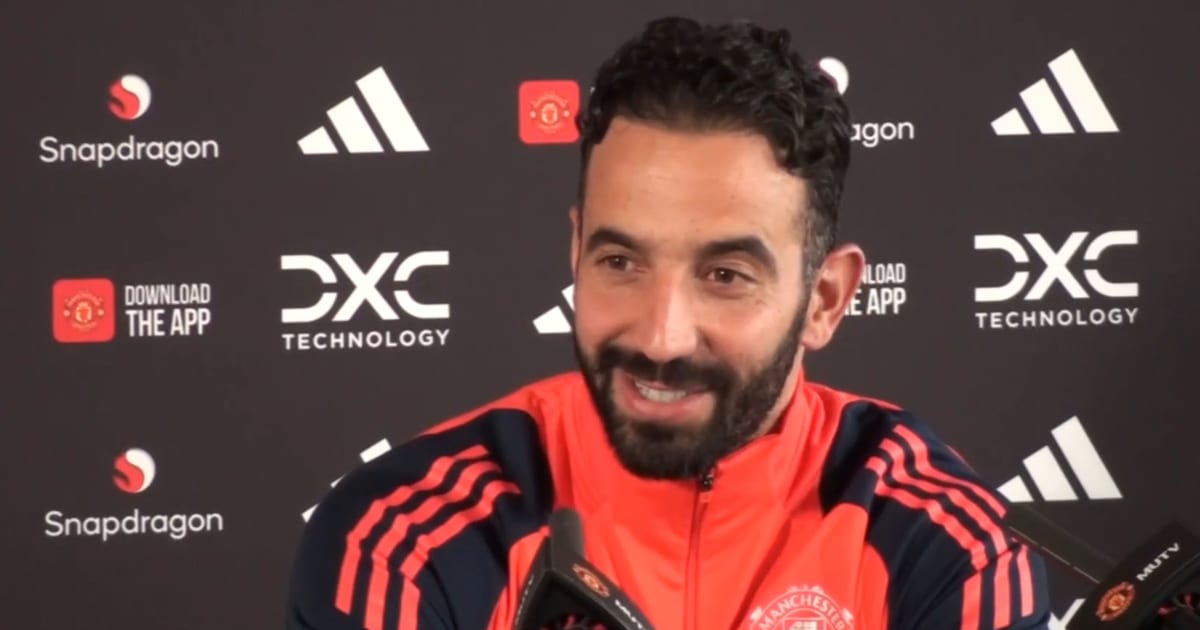 El entrenador Ruben Amorim
